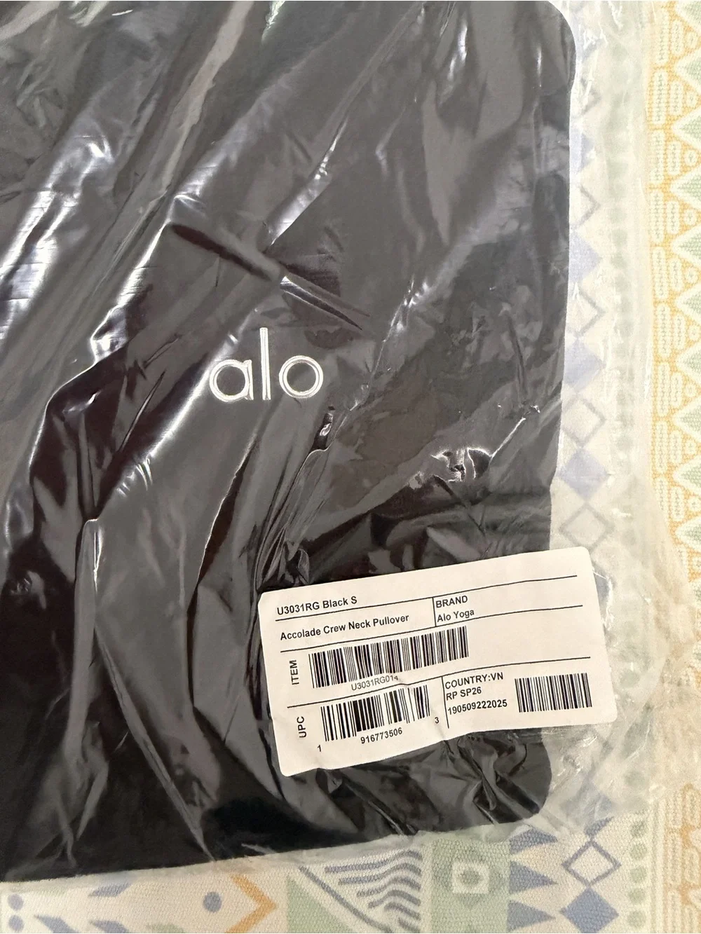 Alo Yoga Accolade Crew Neck Pullover With Straight Leg Seeatpant Set Sz S